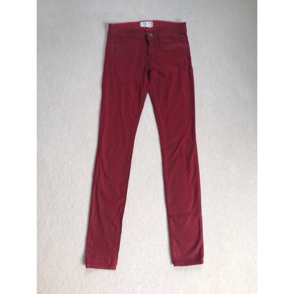 Current/Elliot red skinny pants size 27 - Picture 1 of 4